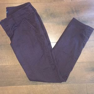 American Eagle Size 4 dark purple pants